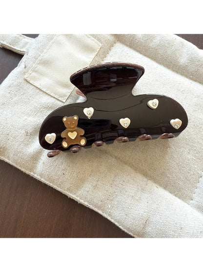 Beau - Adorable Half Round Hair Claw Clip
