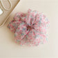 Gifty - Floral Organza Look High Stretch Scrunchie