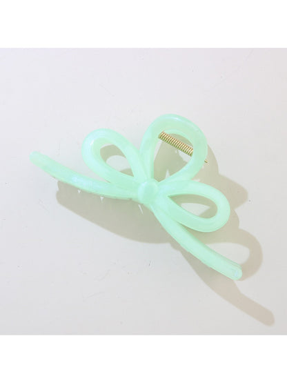 Beau - Pearlescent Bow-Shaped Hair Clip