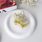 Beau - Gold Edge Butterfly Decorative Plastic Claw Clip