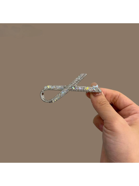 Beau - Cross Design Alloy Duckbill Side Hair Clip