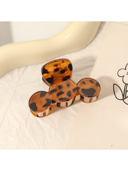 Beau - Elegant Three Circle Design Hair Claw Clip