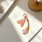 Keypus - Acrylic Alphabet Phone Charm Bag Chain Keychain