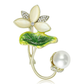 Brovia - Lotus Flower Alloy Decorative Lapel Brooch