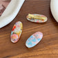 Beau - Acetic Acid Oval-shaped Hairpin