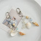 Keypus - Plastic Alloy Marine Motif Beaded Bag Keychain