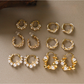 Earedge - Vintage Twisted Geometric Earrings