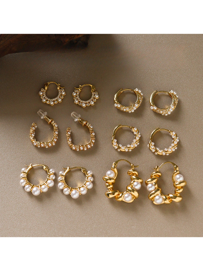 Earedge - Vintage Twisted Geometric Earrings