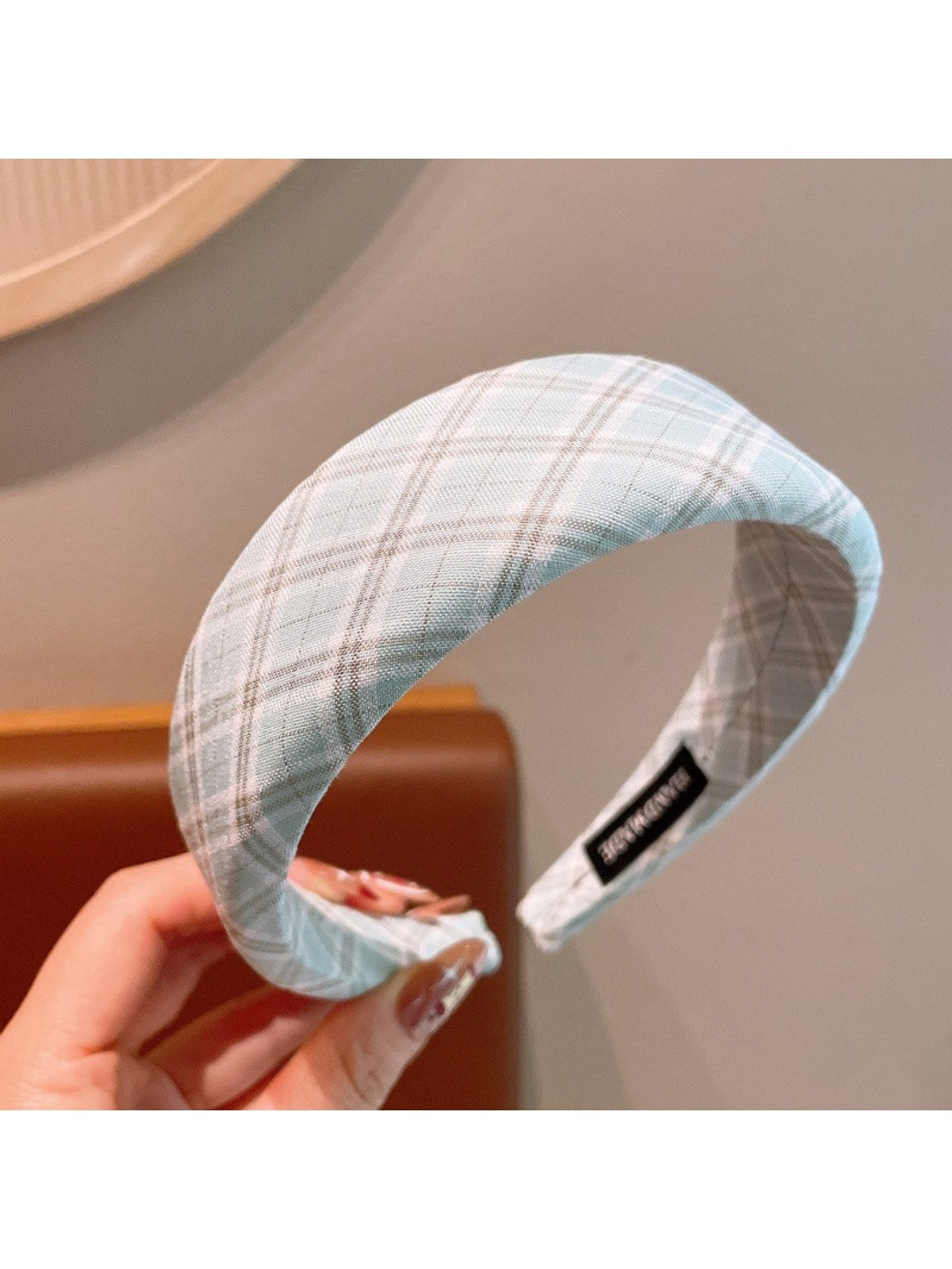 Gifty - Plaid Fabric Patterned Sweet Style Headband