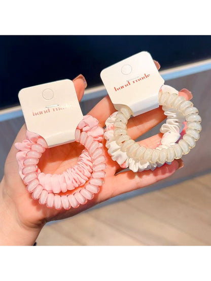 Gifty - Cartoon Jelly Telephone Coil Hair Ties 2 Pack