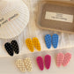 Beau - Polka Dot Duckbill Bangs Hair Clip
