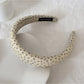 Gifty - Ruffled Polka Dot Fabric Scrunchie Hair Tie