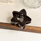 Beau - Glossy Hollow Star Plastic Alloy Claw Clip