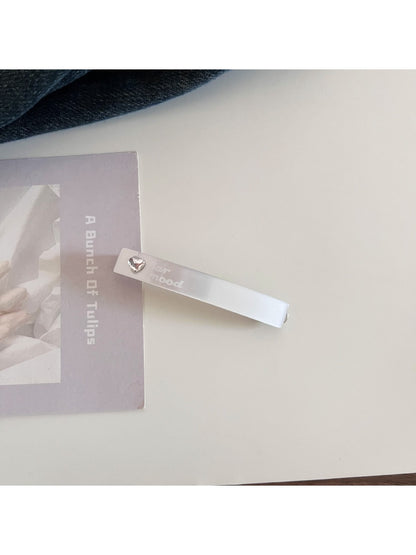 Beau - Minimalist Chic Solid Color Square Hair Clip