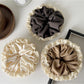 Gifty - Fabric Lace Edge Scrunchie