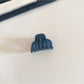 Beau - Clear Pumpkin Shape Plastic Alloy Claw Clip