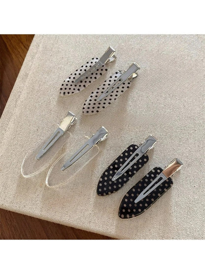 Beau - Polka Dot Duckbill Hair Clip