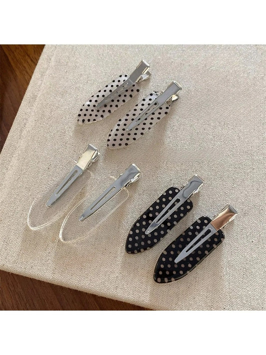 Beau - Polka Dot Duckbill Hair Clip