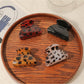 Beau - Retro Zebra Print Acetate Claw Clip