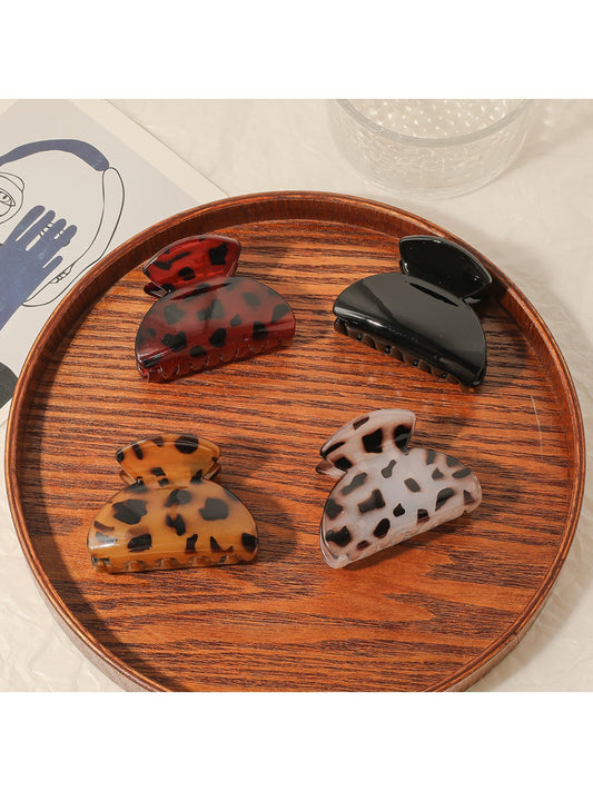 Beau - Retro Zebra Print Acetate Claw Clip
