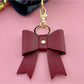 Keypus - Modern Simple Bow Shape Bag Charm Keychain