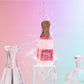 Beau - Pink Wine Bottle Hair Claw Clip