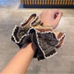 Gifty - Retro Patchwork Ruffle Scrunchie