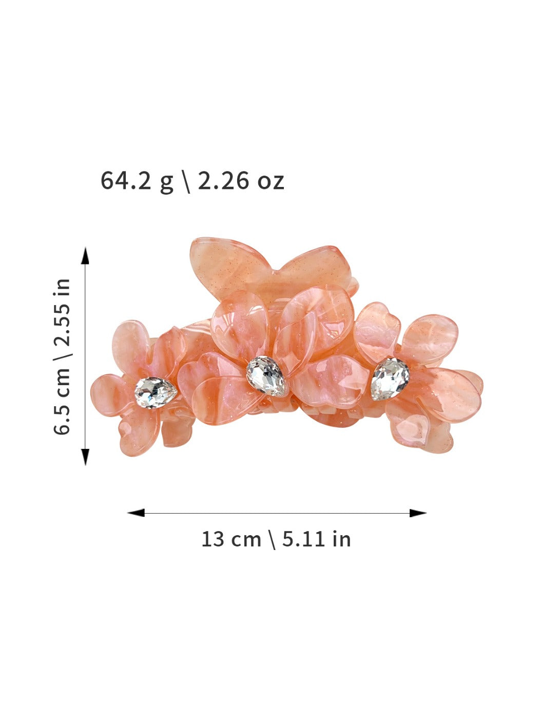 Beau - Cute Flower Shaped Hair Clips