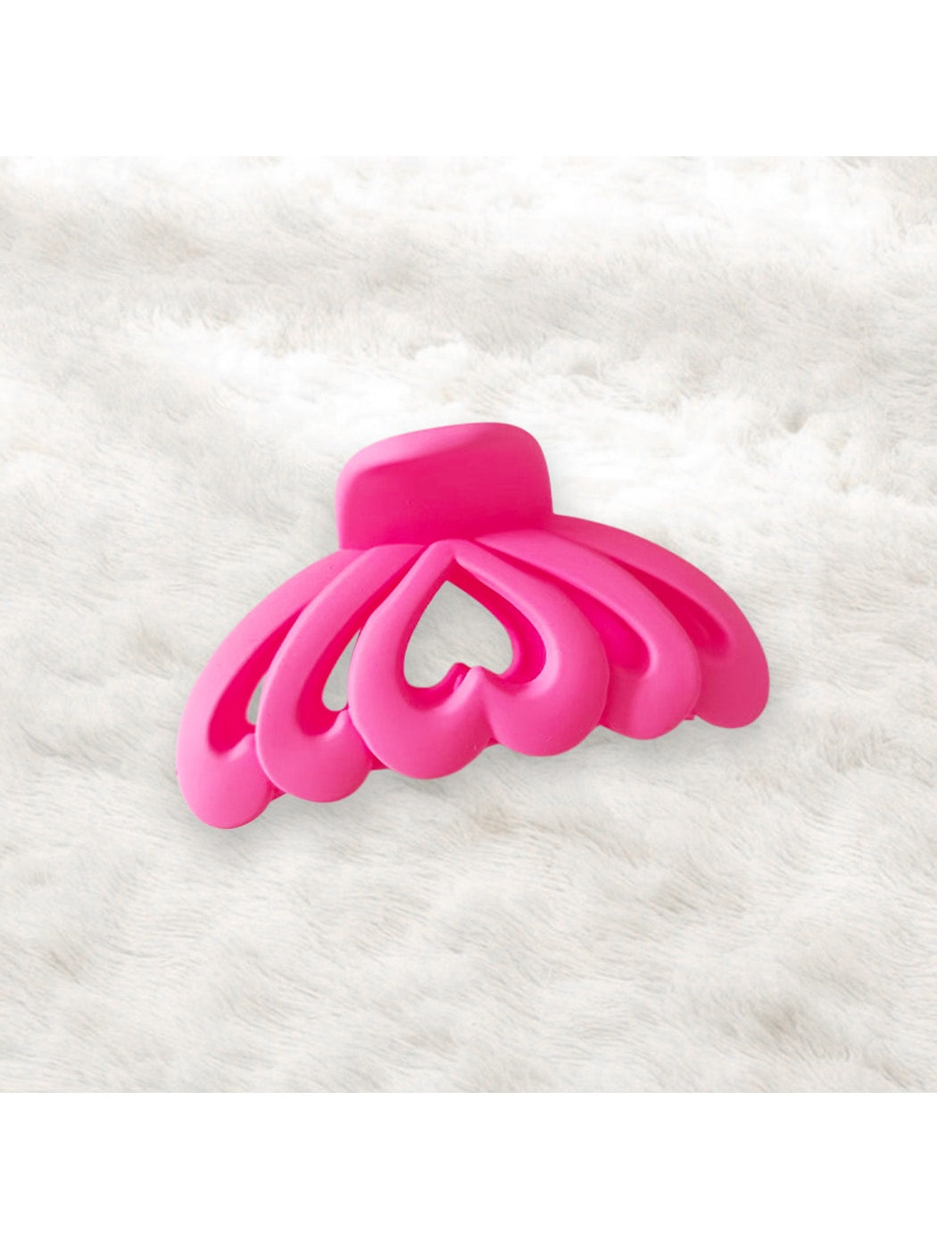 Beau - Layered Heart Cutout Everyday Style Claw Clip