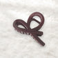 Beau - Simple Square Twist Design Plastic Claw Clip