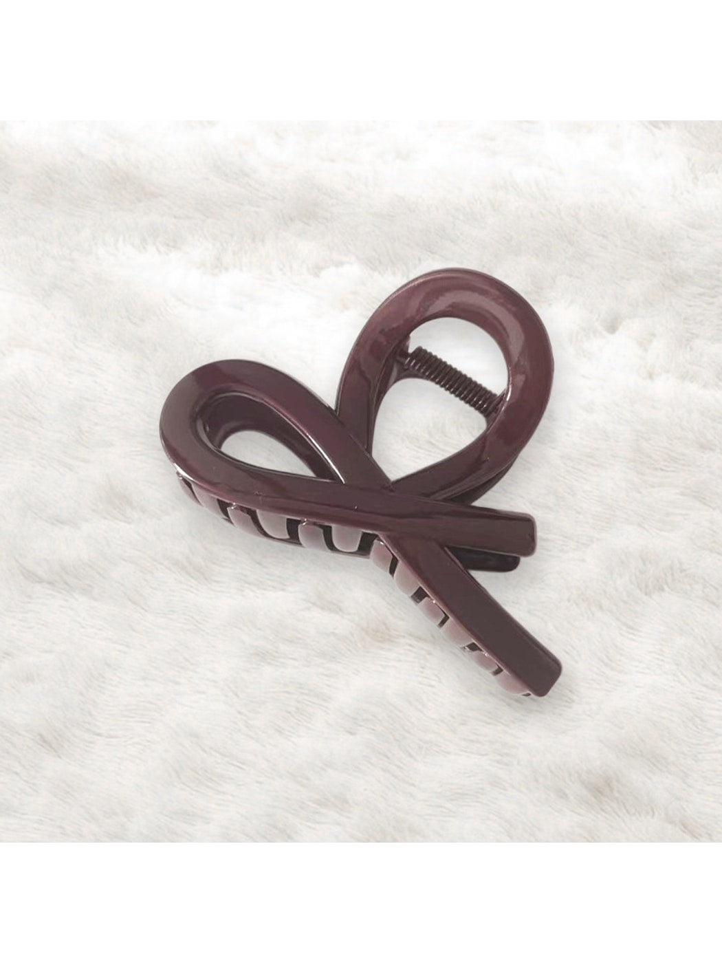 Beau - Simple Square Twist Design Plastic Claw Clip