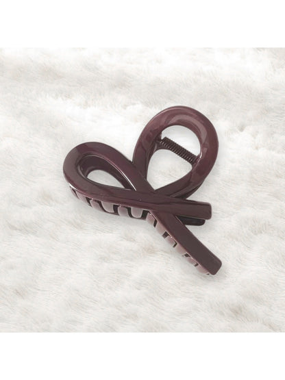 Beau - Simple Square Twist Design Plastic Claw Clip