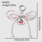 Keypus - Double Layer Beaded Bow Keychain