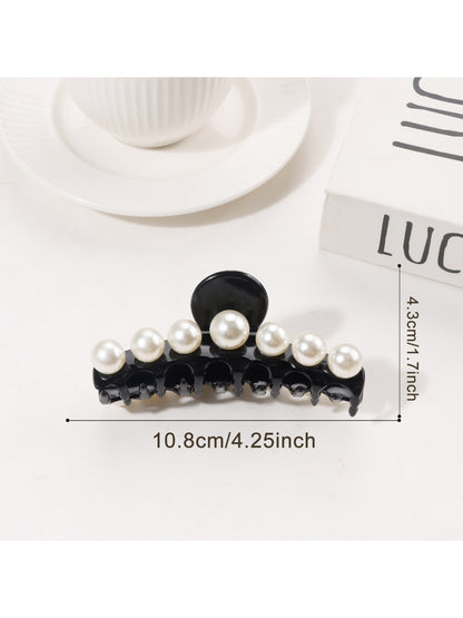 Beau - Stylish Beaded Half Round Claw Clip