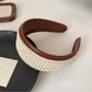 Gifty - Plaid Wide-Banded Headband