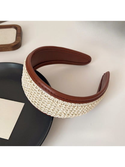 Gifty - Plaid Wide-Banded Headband