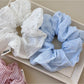 Gifty - Striped Fabric Coil Hair Tie