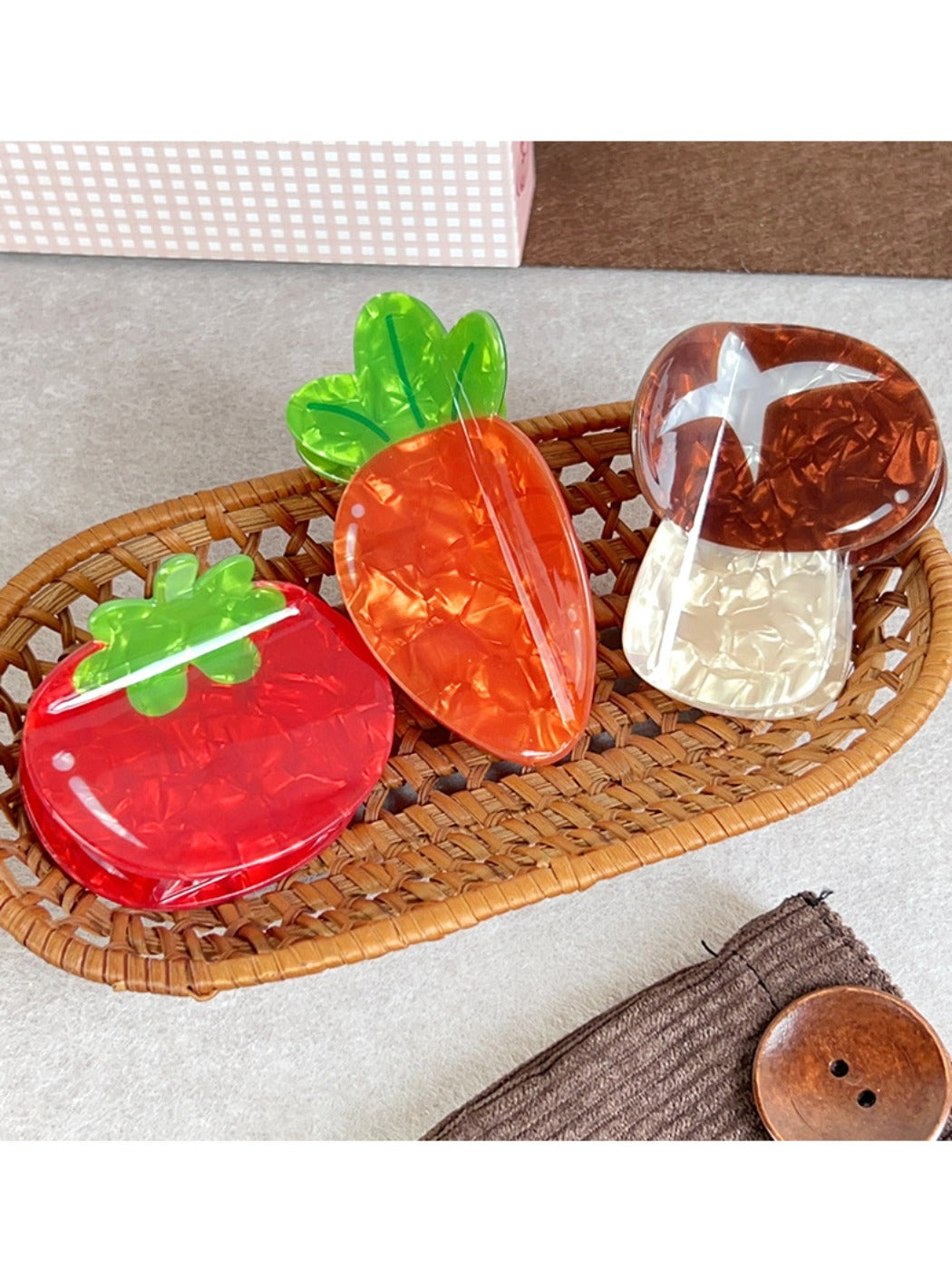 Beau - Cute Vegetable Shaped Hair Clips
