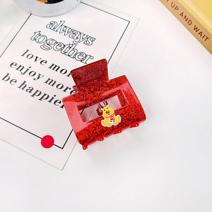 Beau - Cute Rectangle Christmas Claw Clip
