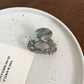 Beau - Retro Patterned Acetate Oval Claw Clip