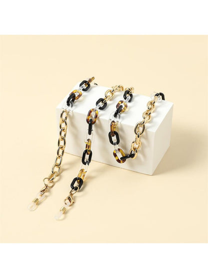 Velra - Leopard Print Color Blocked Eyeglass Strap