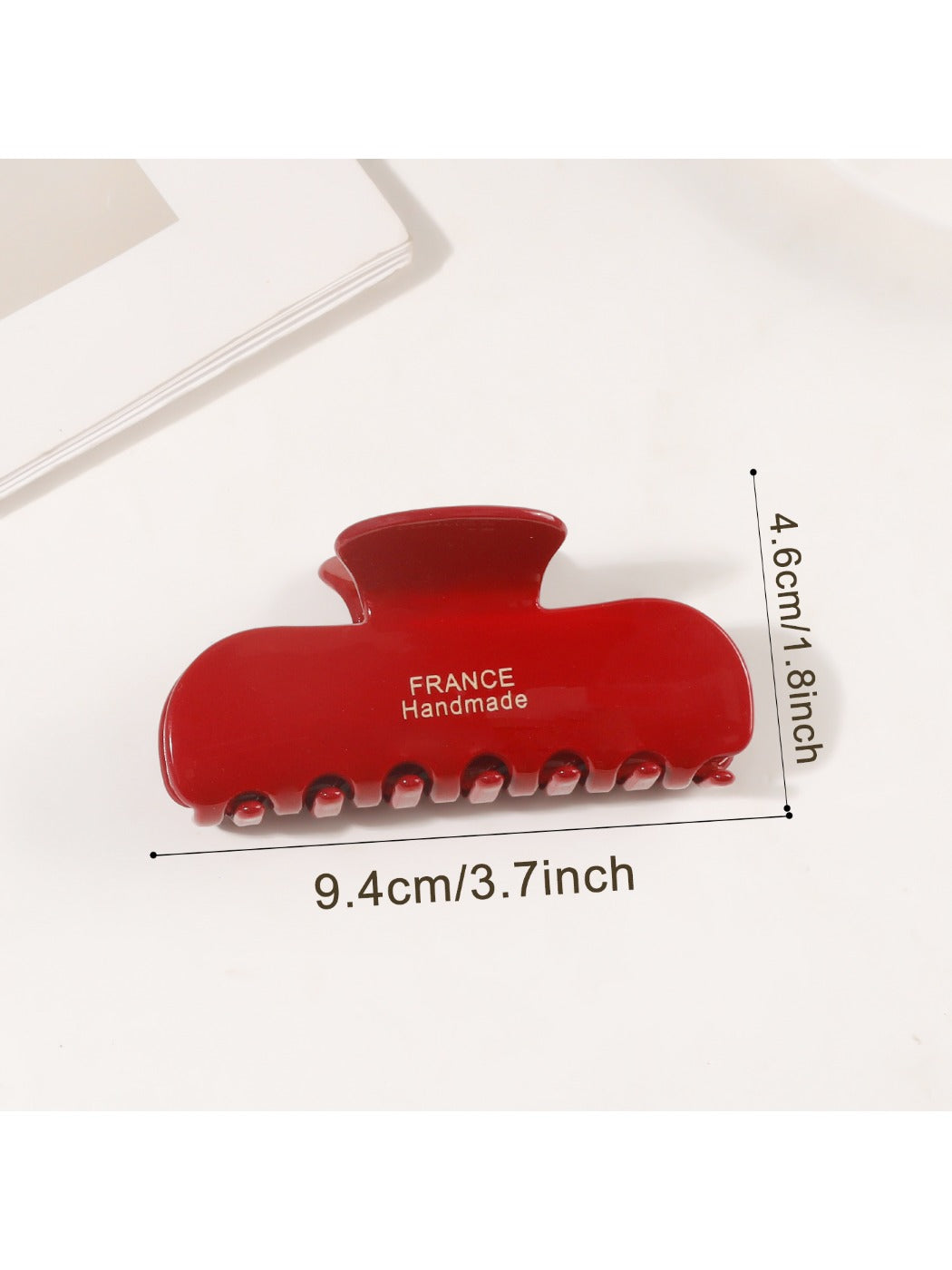 Beau - Minimalist Textured Half Round Claw Clip