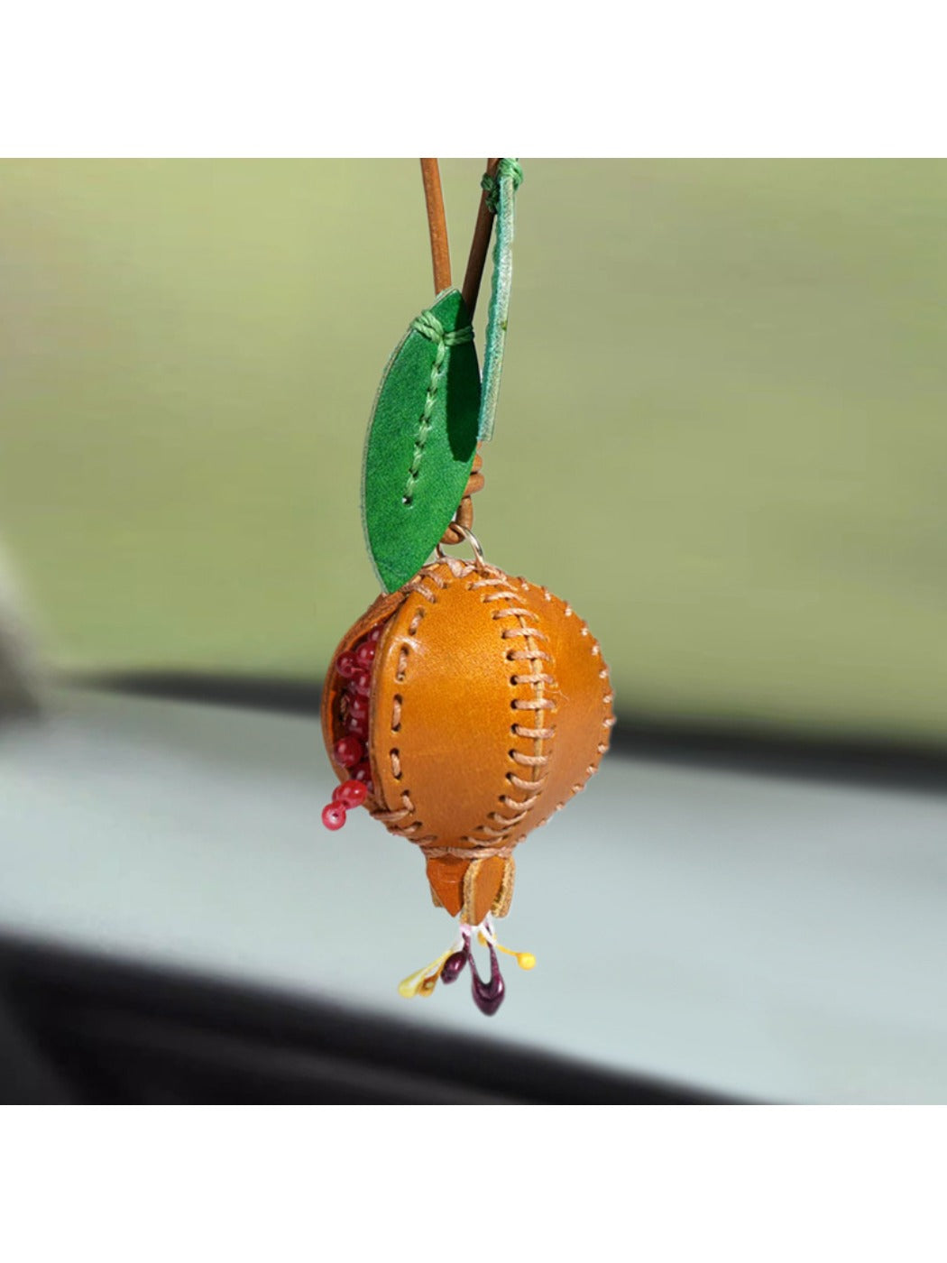 Keypus - Cute Pomegranate-Shaped Charm Keychain