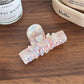 Beau - Acetate Hair Claw Clip with Flower Design