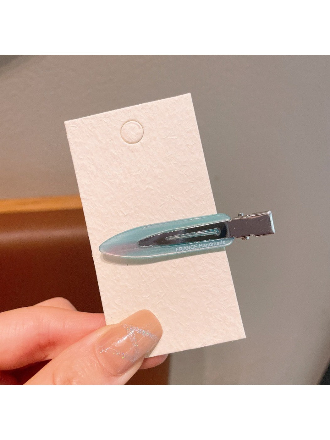 Beau - Minimalist Acetate Water-Drop Hair Clip