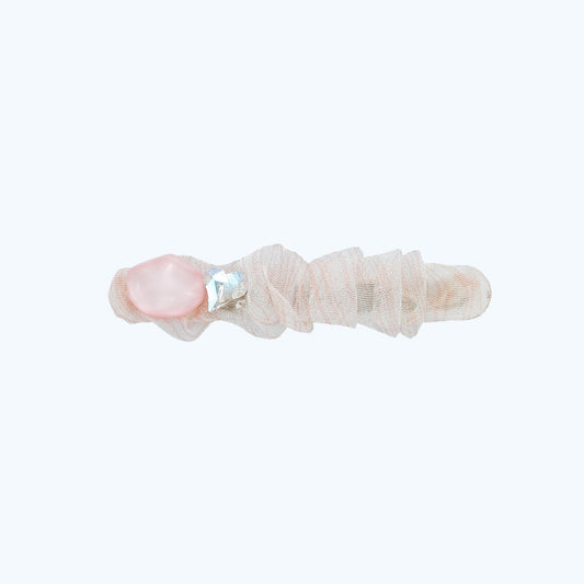 Beau - Sweet Mesh Heart and Star Detail Hair Clip