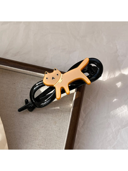 Beau - Cute Cat-shaped Acetate Hairpin