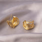 Earedge - Vintage C Hoop Earrings
