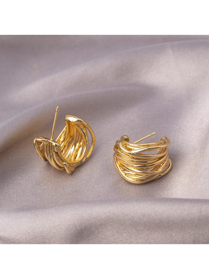 Earedge - Vintage C Hoop Earrings