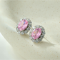 Earedge - Geometric Oval Fashion Stud Earrings Style